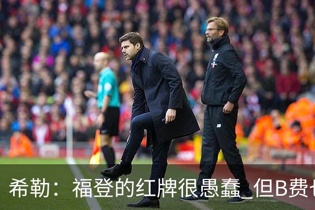 希勒：福登的红牌很愚蠢 但B费也应该被红牌罚下，如果罚就都得罚
